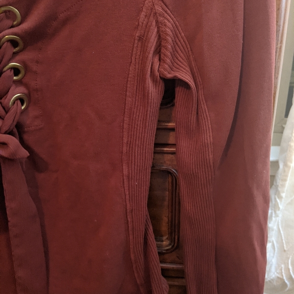 Free People Looking Back LS Top M - Picture 3 of 6